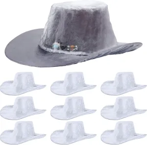 Funtery XXL Cowboy Hat Cover Rain Dust Plastic waterproof Hat Protectors for Storage Keep from Rain Snow