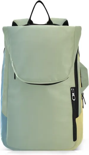 GAIGEO Blue Pink Gradient Pickleball Backpack, Multiple Storage Compartments Pickleball Bags, Foldable Racket Pocket