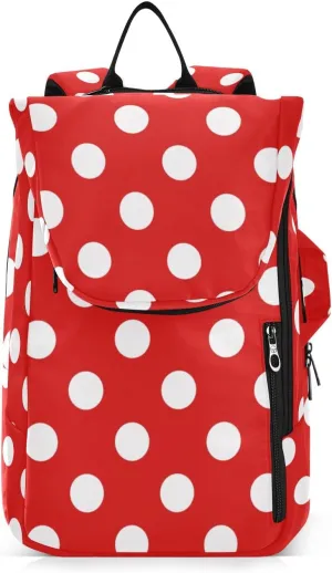GAIGEO Polka Dot Racket Bag, Multilayer Design Badminton Bag, Sports and Daily Use
