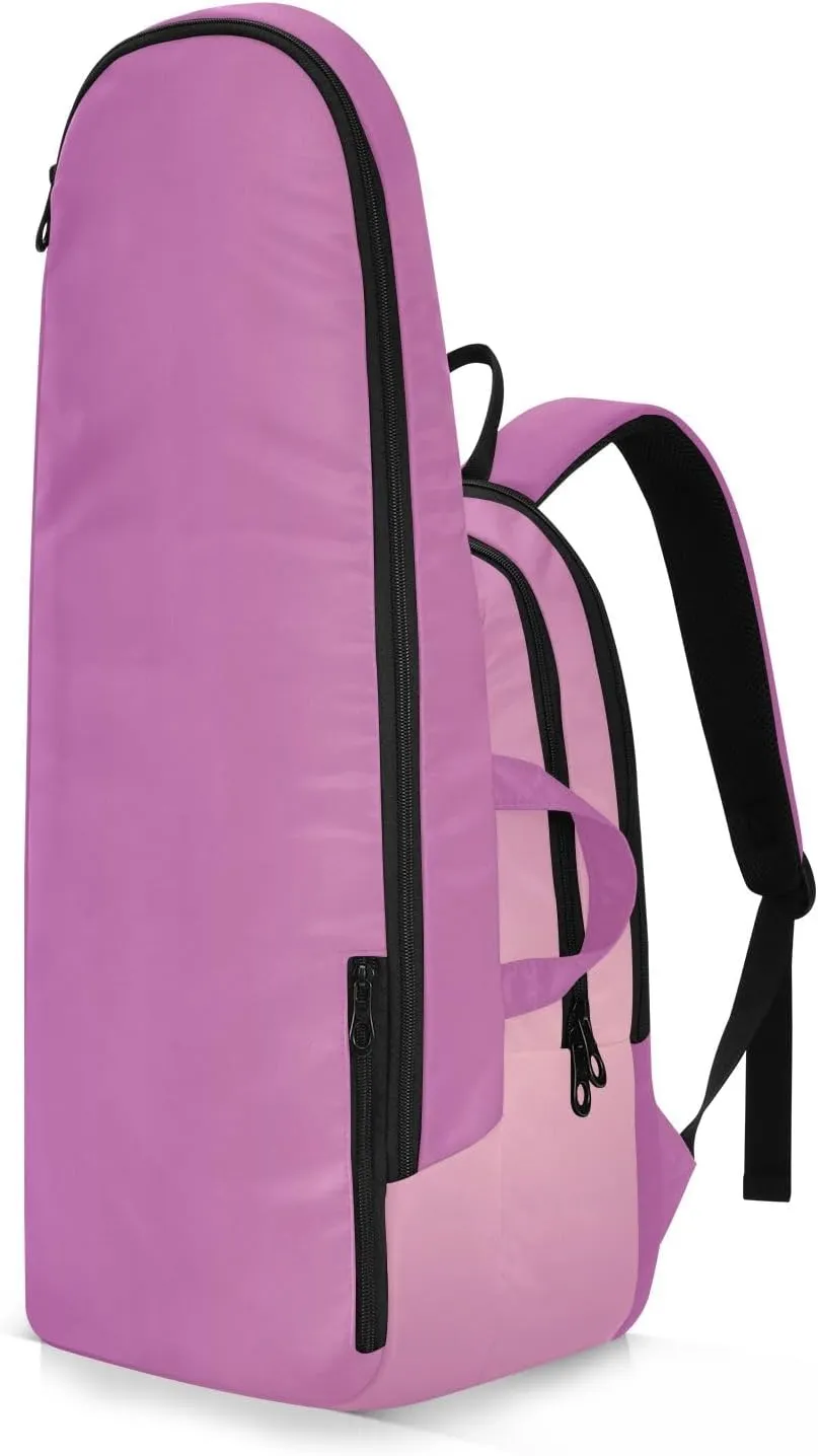 GAIGEO Racket Bag, Multiple Storage Compartments, Foldable Racket Pocket