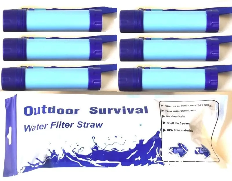 GALAXY Personal Water Filter Straw: Pure Water Anywhere!