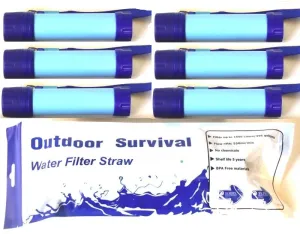 GALAXY Personal Water Filter Straw: Pure Water Anywhere!