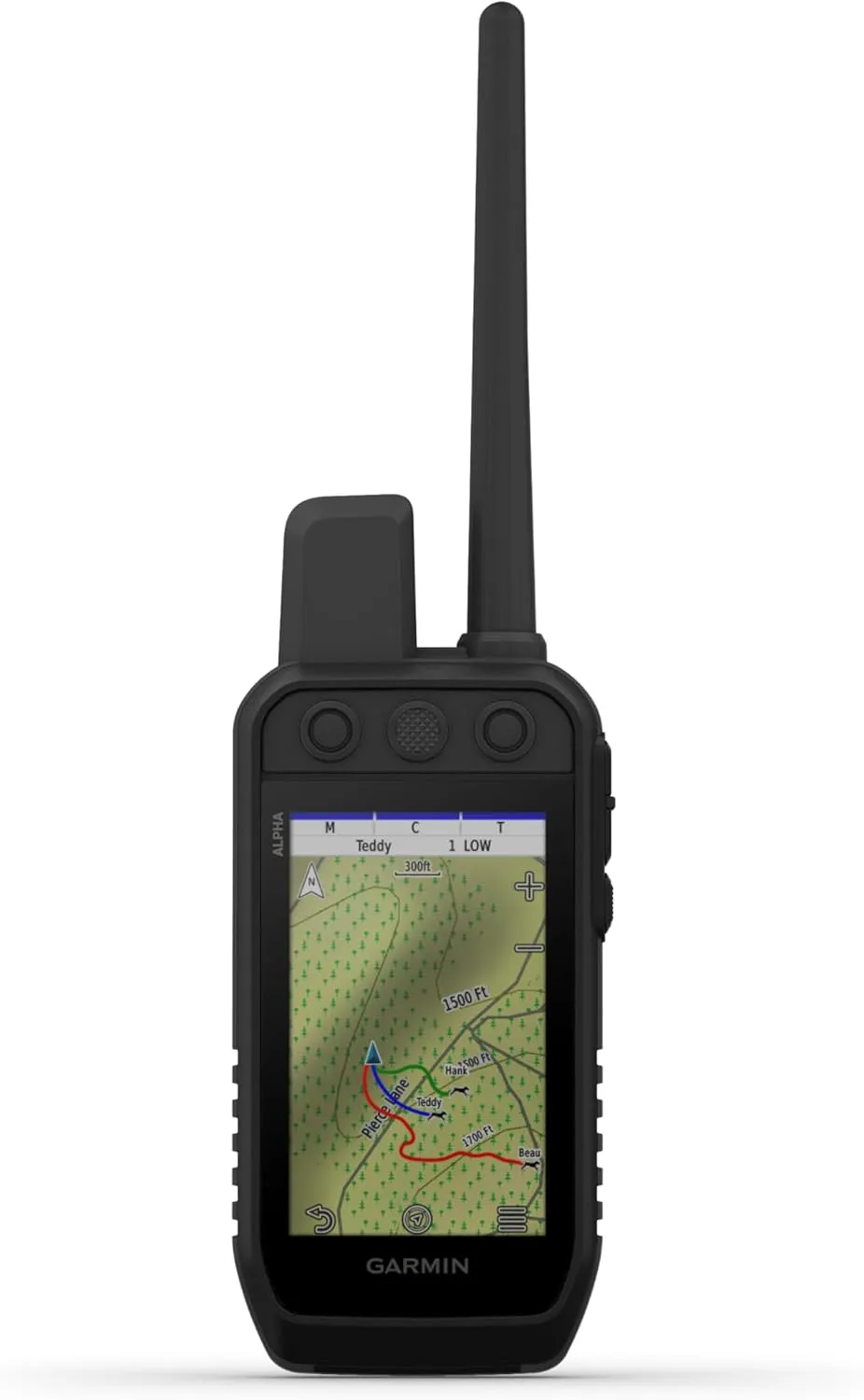 Garmin Alpha® 200 Plus, Rugged GPS Handheld, Track and Train Up to 20 Dogs, Sunlight Readable 3.5-inch Color Touchscreen Display