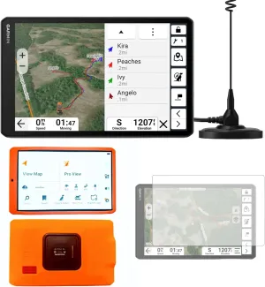 Garmin Alpha XL Conkey's Bundle 10" GPS Hunting System - Tracks 20 Dogs at a time,Stores up to 250 Dogs, Navigation, Orange Rubber Case and Huntproof Screen Saver
