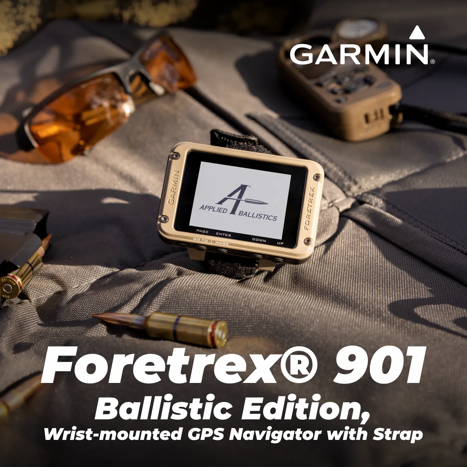 Garmin Foretrex 901 Wrist-mounted GPS Navigator, Ballistic Edition with AAA Batteries and Wearable4U Power Bank Bundle