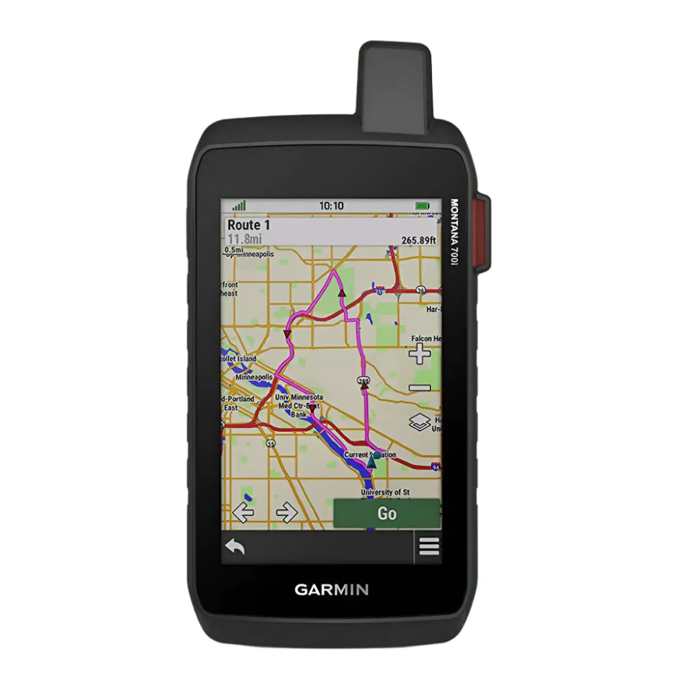 Garmin Montana 700i Built-in inReach Satellite Technology with Handheld Glove-Friendly Color Rugged GPS Touchscreen Navigator - 010-02347-10