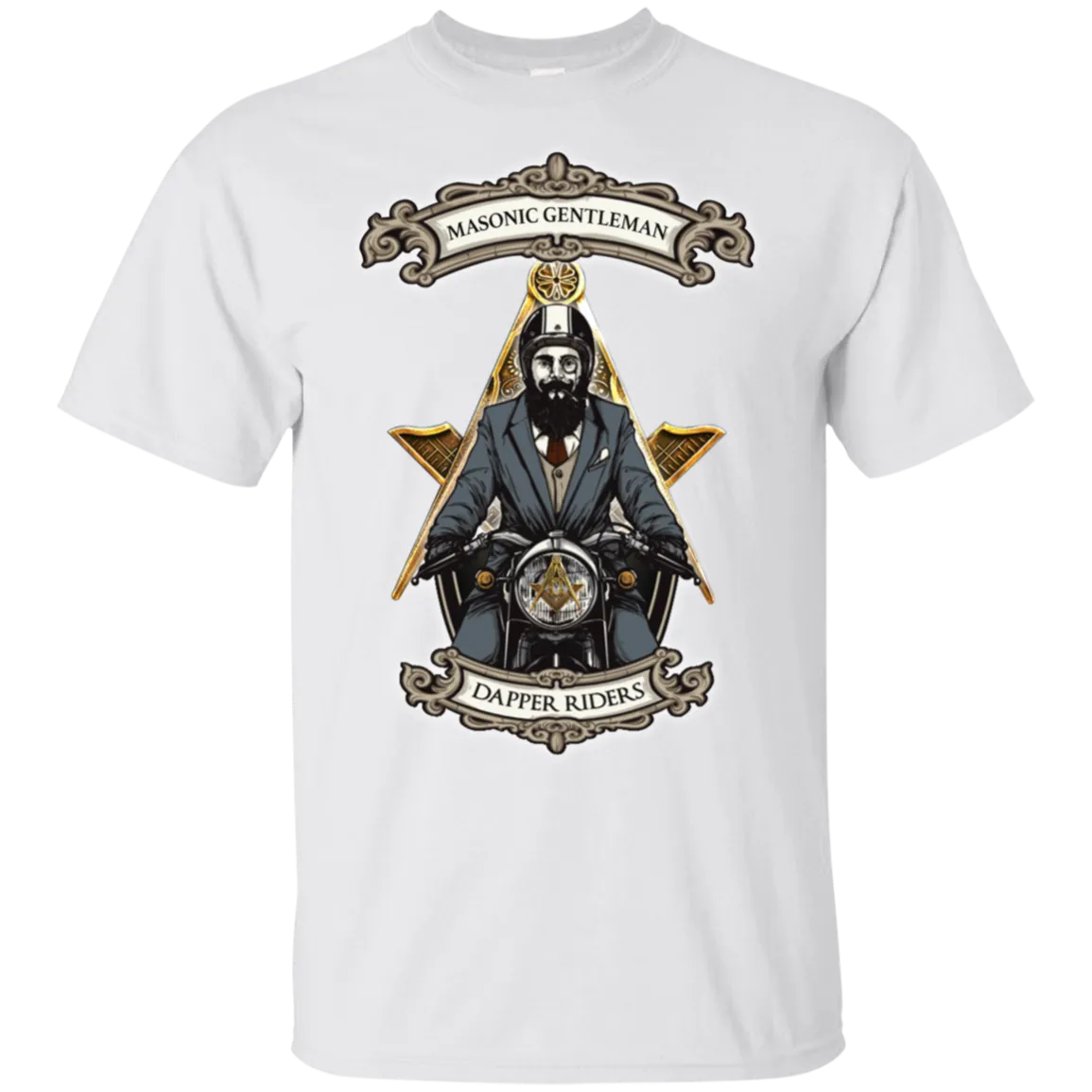 Gentlemen Riders Freemason Square & Compass Symbol