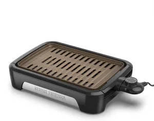 George Foreman Smokeless Electric Grill 90 Square Inch In Black, GFS0090SBC