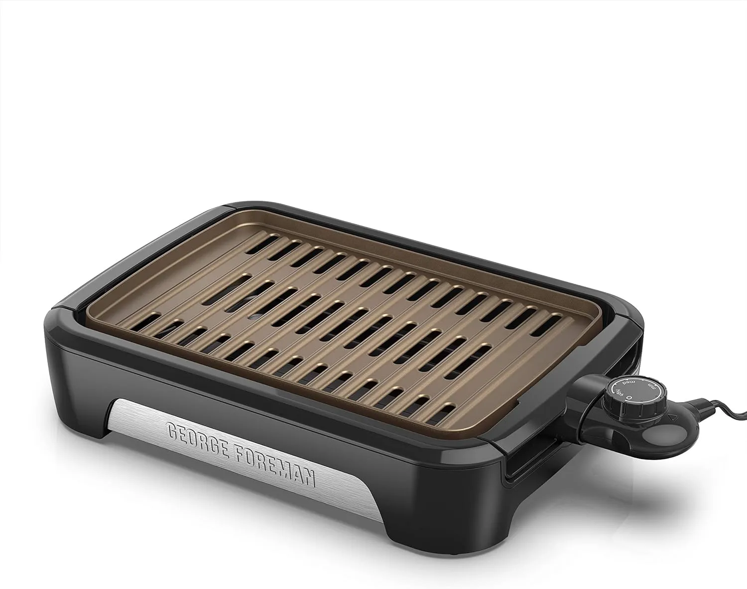George Foreman Smokeless Electric Grill 90 Square Inch In Black, GFS0090SBC