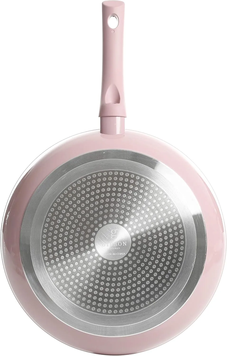 Gibson Home Plaza Café Forged Aluminum Healthy PFA-Free Ceramic Pots and Pans Cookware Set, 7-Piece Set, Lavender Pink
