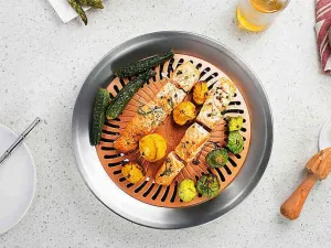 Gotham Steel Nonstick 13-Inch Smokeless Stovetop Grill