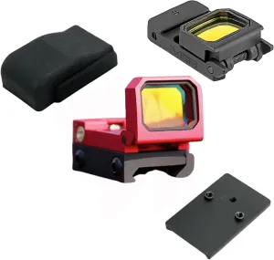 GOTICAL – Combo of 2 - RMR Cover Plate for Glock 17 19 26 Cut Slides with Front and Rear Sight RMT S2