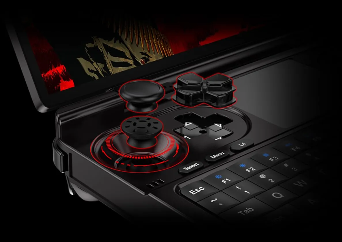 GPD WIN Mini Handheld Game Console, 7" Touchscreen Gaming PC Mini Laptop Gamepad UMPC Win11 [AMD Ryzen 7 8840U 16GB RAM/1TB M.2 NVMe SSD]