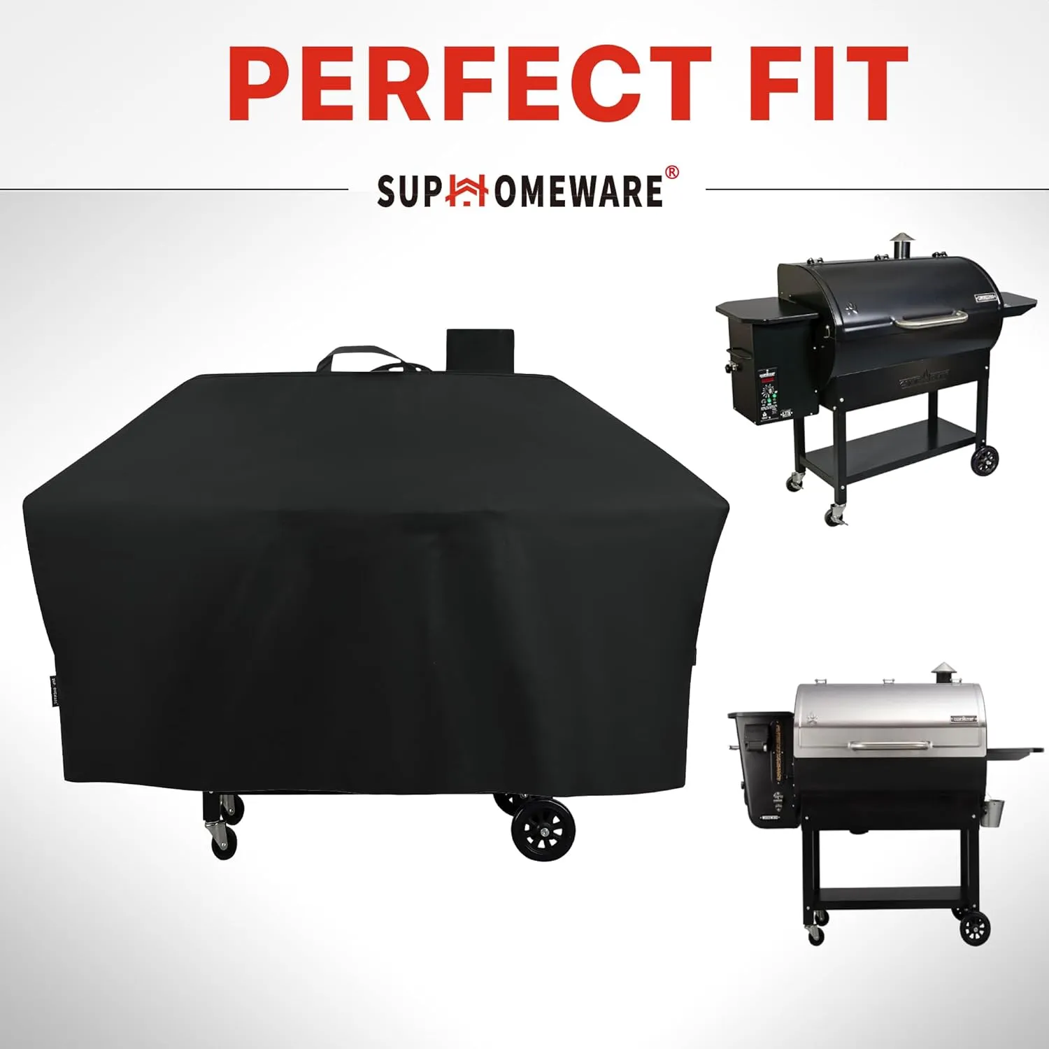 Grill Cover for Camp Chef 36 Inch Pellet Grills, SmokePro LUX 36, SmokePro SGX 36, Waterproof and UV Resistant Heavy Duty Grill Cover.