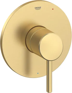 GROHE 14468GN0 Concetto Pressure Balance Valve Trim with Cartridge, Brushed Gold