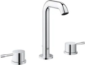 GROHE 2029700A Essence, 8-inch Widespread 2-Handle M-Size Bathroom Faucet 1.2 GPM, Chrome