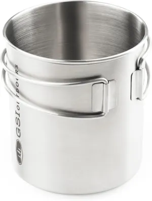 GSI Outdoors Glacier Stainless Steel Bottle Cup I Lightweight Cup or Pot for Travel, Camping and Backpacking - 24 oz