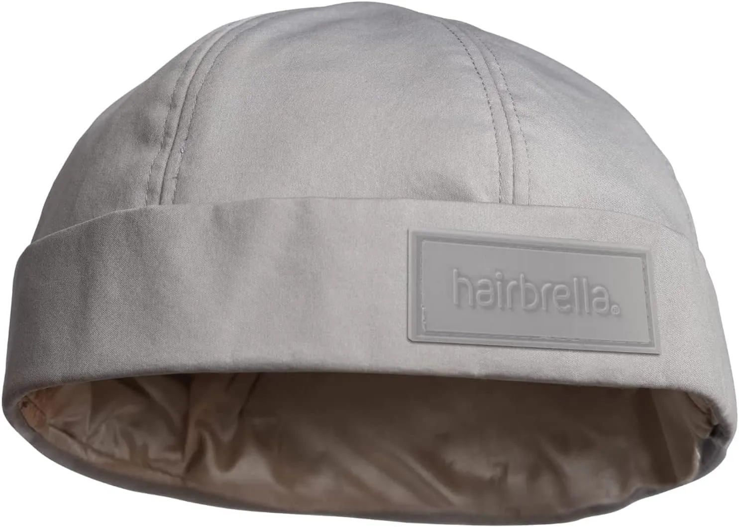 Hairbrella Brimless Docker Rain Hat for Men, Beanie, Satin-Lined Cap, Adjustable, Unisex Waterproof Hat, Cuff