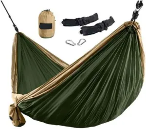 Hamacks Hammok Travel Hammock Ultralight Camping Chair| 300kg Load Capacity, Breathable, Quick Drying Parachute Nylon | 2 X Nylon Slings Included