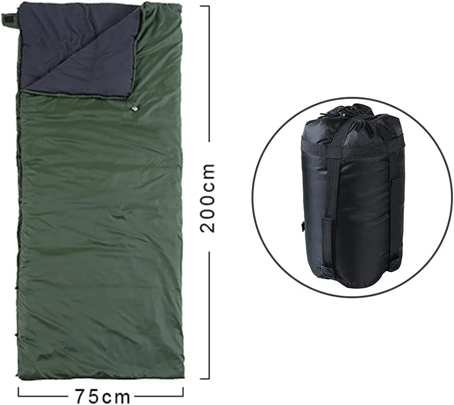 Hammock Handmade Winter Outdoor Hammock Cover Camping Ultralight Full Length Sleeping Bag Blanket Zipper Elastic Hammock 200 * 75cm Swing, Green