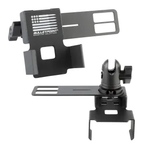 Handheld Radio   Mic Combo Holder with 20mm Connector End Nubby Edition