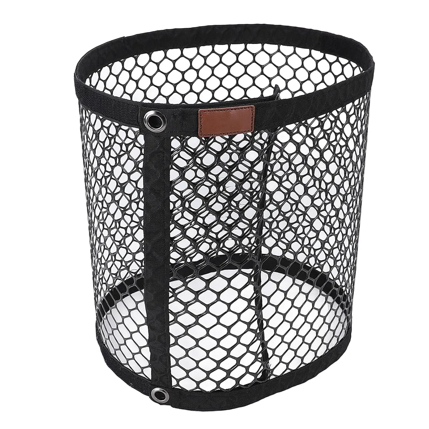 Hanging Storage Net Outdoor Camping Folding Trash Organizer Net, Expandable Trash Bin for Picnic and Travel with Rings for Multiple Outdoor Setup 43.31x14in
