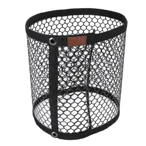 Hanging Storage Net Outdoor Camping Folding Trash Organizer Net, Expandable Trash Bin for Picnic and Travel with Rings for Multiple Outdoor Setup 43.31x14in