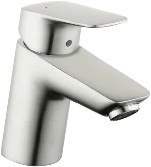 hansgrohe Logis Modern Low Flow Water Saving 1-Handle 1 5-inch Tall Bathroom Sink Faucet in Brushed Nickel, 71070821