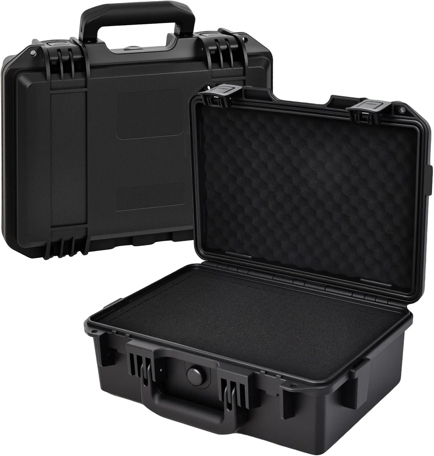 Hard Storage Case for Pistol, Gun and More with DIY Customizable Pre-cut Foam, Travel Safe Case for Outdoor&Indoor Use, IP67 Waterproof
