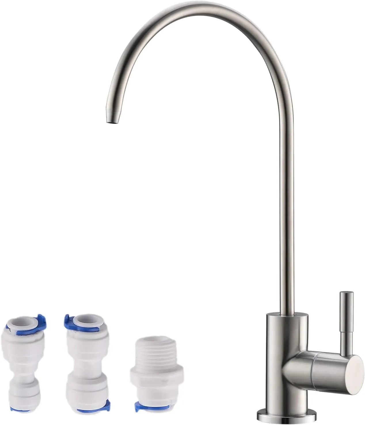 Havin RO Water Filter Faucet,Drinking Water Faucet fits Most Water Filtration System, Kitchen Reverse Osmosis Faucet,Bar Sink Faucet,Filter Tap,Lead-Free Stainless Steel,Non-Air-Gap(Brushed Polished)