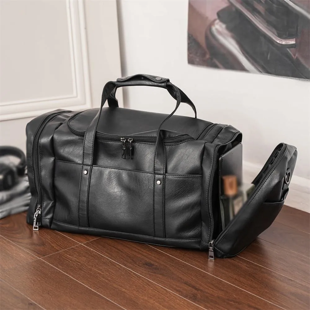 HBJWOV Travel Duffel Bag for Men, Waterproof Duffel Bag for Overnight Weekender Gym Bag with