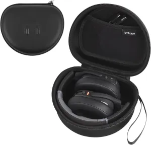 Headphone Storage Case for Skullcandy Crusher Evo ANC 2, Hard EVA Portable Carrying Case for Wireless Headphone with Pocket for Cable