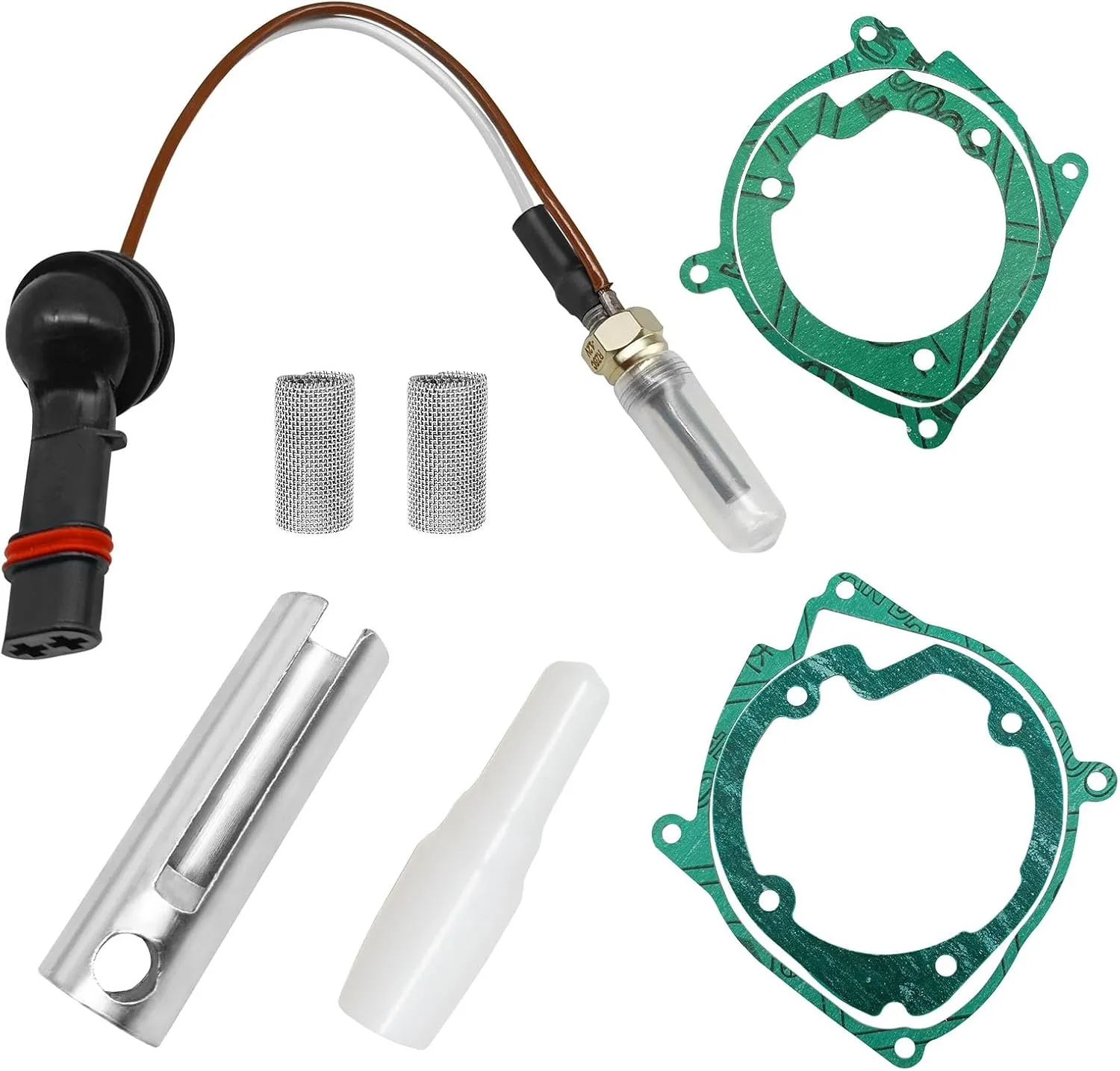 Heater Glow Plug Repair Kit Compatible with Espar Airtronic Eberspacher Replace# 252069100102 252069010003 252069060001 252069011300 Parking Heater Maintenance Kit 2KW D2 D4 D4S 12V