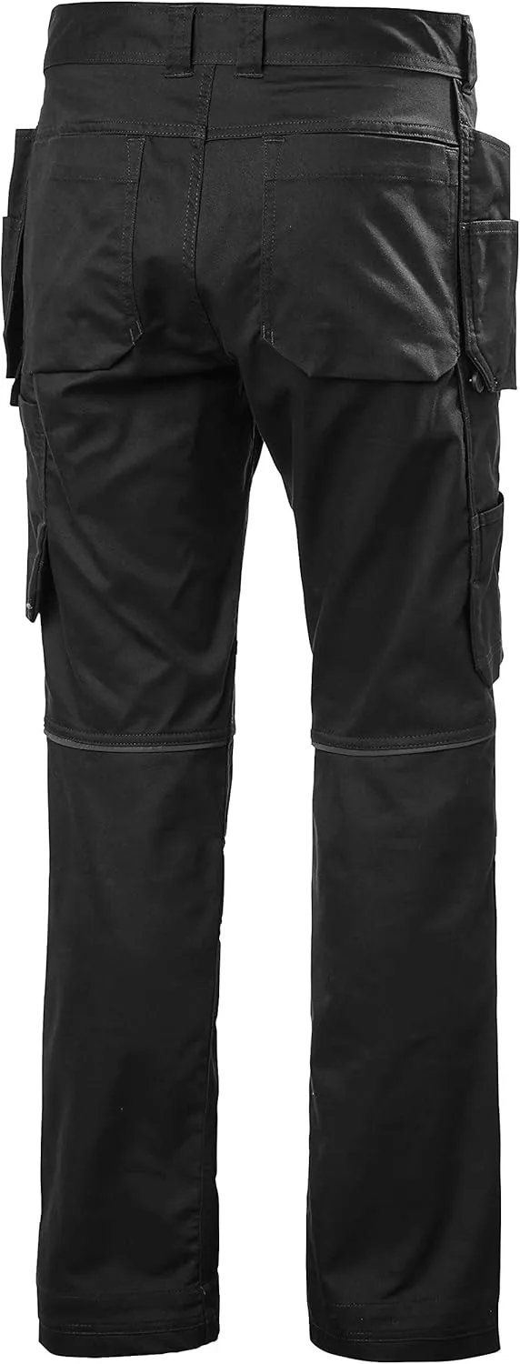 Helly-Hansen Workwear Manchester Construction Pants for Men with 2-Way Mechanical Stretch and Double-Lined Hanging Pockets