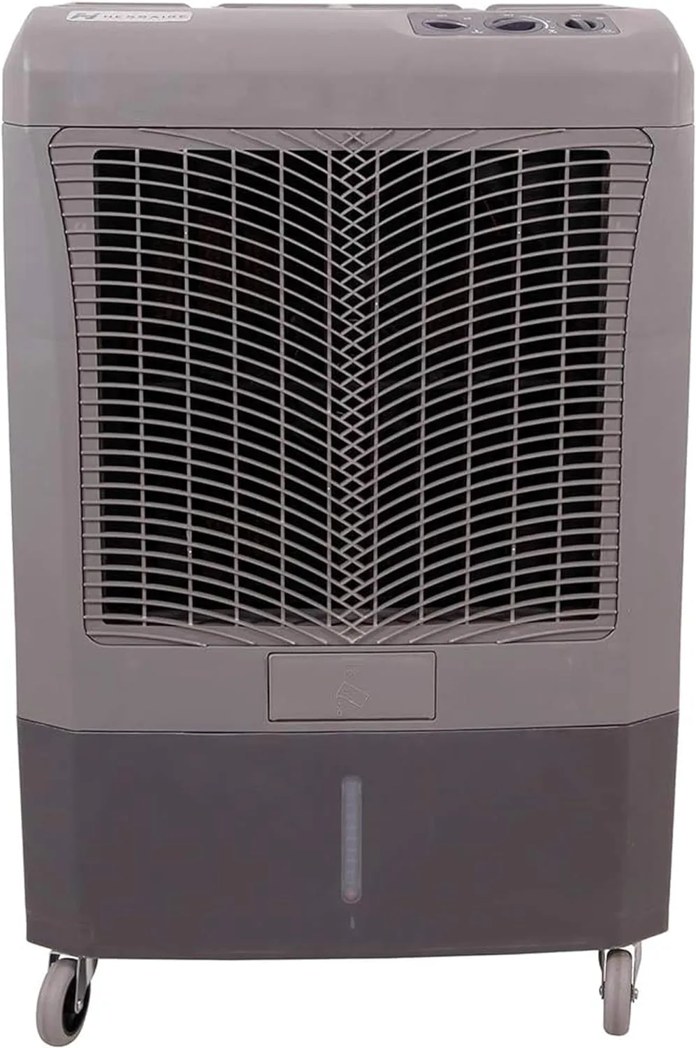 Hessaire MC37M Portable Evaporative Cooling Fan, Indoor/Outdoor High Temp Low Humidity Environments, 3100 CFM, 950 sq. ft., 3-Speed Fan, 59 dB, Gray