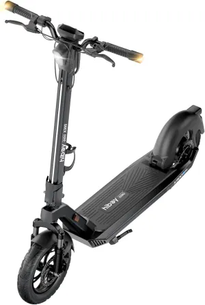 Hiboy Electric Scooter, 700W Peak Motor, 12" Pneumatic Tires, 23 Mph & 38 Miles Range, Hydraulic Suspension, Folding Commuter Electric Scooter for Adults