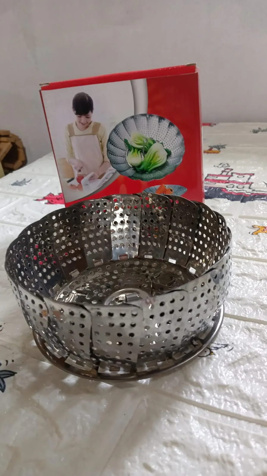 High-quality Stand/ ,Cooking Foldable Unique Design Heaviest Diverse options Stainless-Steel Rack/Plate Drying Basket Basket Kitchen Utensils/Dish for vegetable Steamer