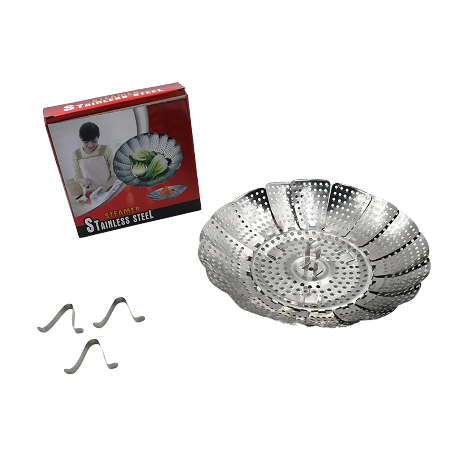 High-quality Stand/ ,Cooking Foldable Unique Design Heaviest Diverse options Stainless-Steel Rack/Plate Drying Basket Basket Kitchen Utensils/Dish for vegetable Steamer