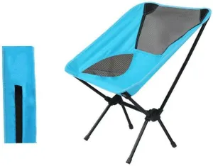HJSQ Camping Chair w/Storage Bag, Blue Camping Chairs Camping-Chairs Patio Furniture Outdoor Furniture Camping Accessories Patio Chairs Camping Gear Camping Chair Folding Chair Outdoor Chairs