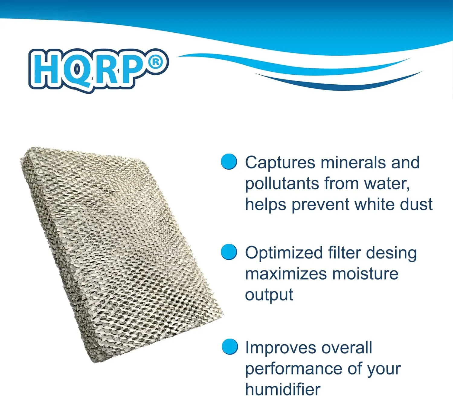 HQRP 2-Pack Filter Pad Compatible with Lennox Healthy Climate 35 X2661 fits HCWB3-17, HCWB2-17, HCWP2-18, HCWP3-18, WB2-17, WB3-17, WP2-18, WP3-18 Series Humidifiers
