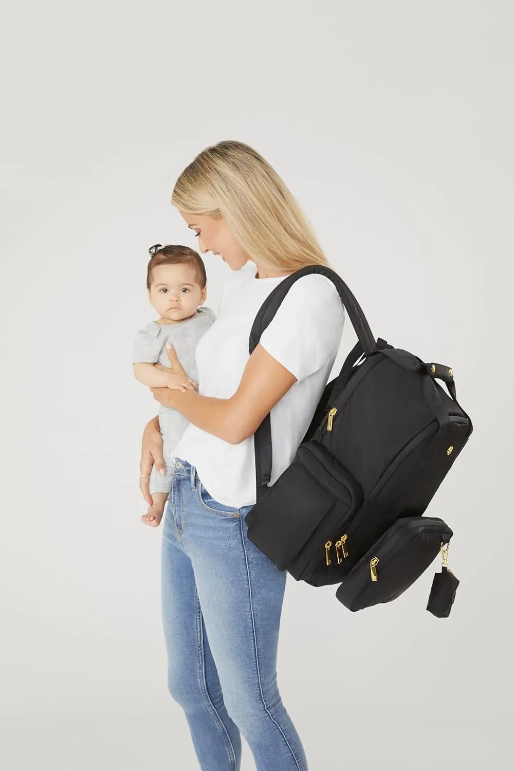 Huggies Signature Hug Pack Diaper Backpack, Dark Grey Heather, O/S