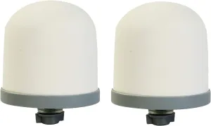 HUI NING Replacement Ceramic Dome Water Filter for Countertop, Household Water Bucket, Cooler Filtration Systems Pitcher (2 pieces)