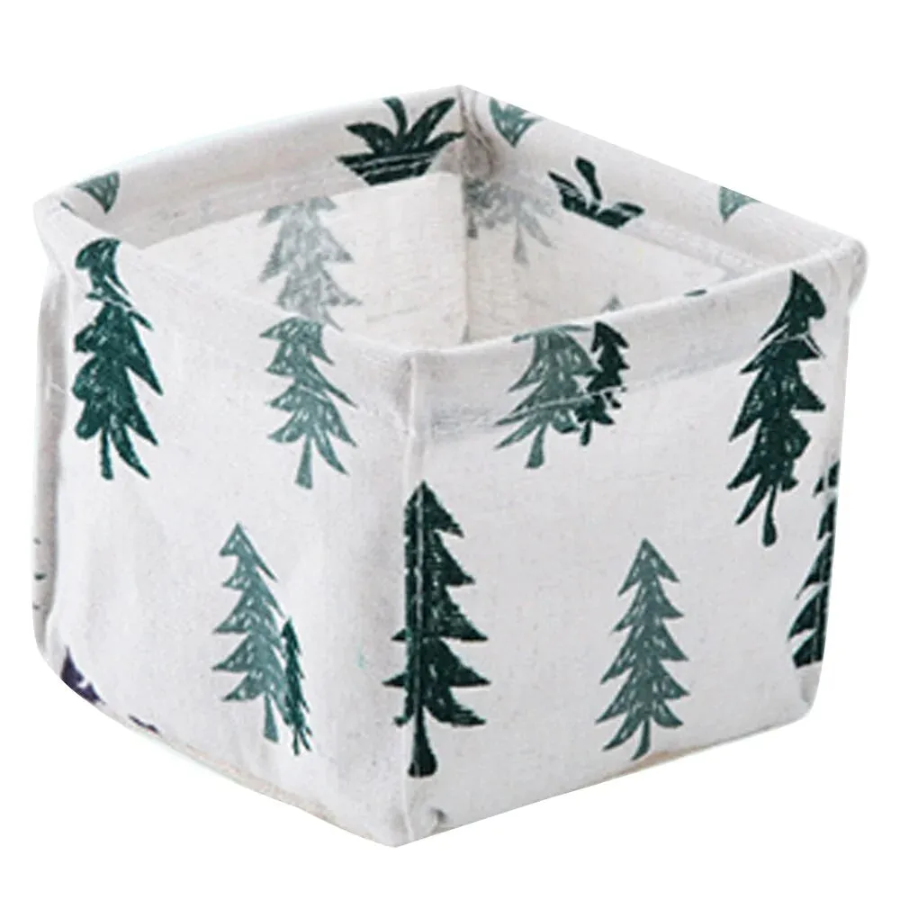 HULIANFU Organizer Canvas Laundry Basket Waterproof Large Capacity Laundry Hamper Dirty Clothes Storage Basket Toy Home Storage Bin 45x35