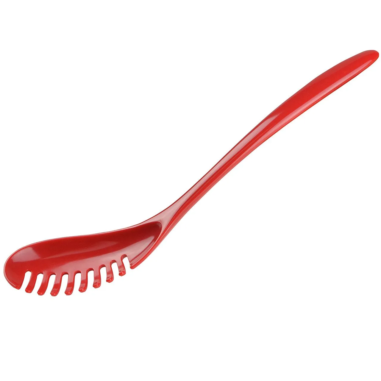 Hutzler 12-Inch Melamine Pasta Server, Spaghetti Fork & Strainer