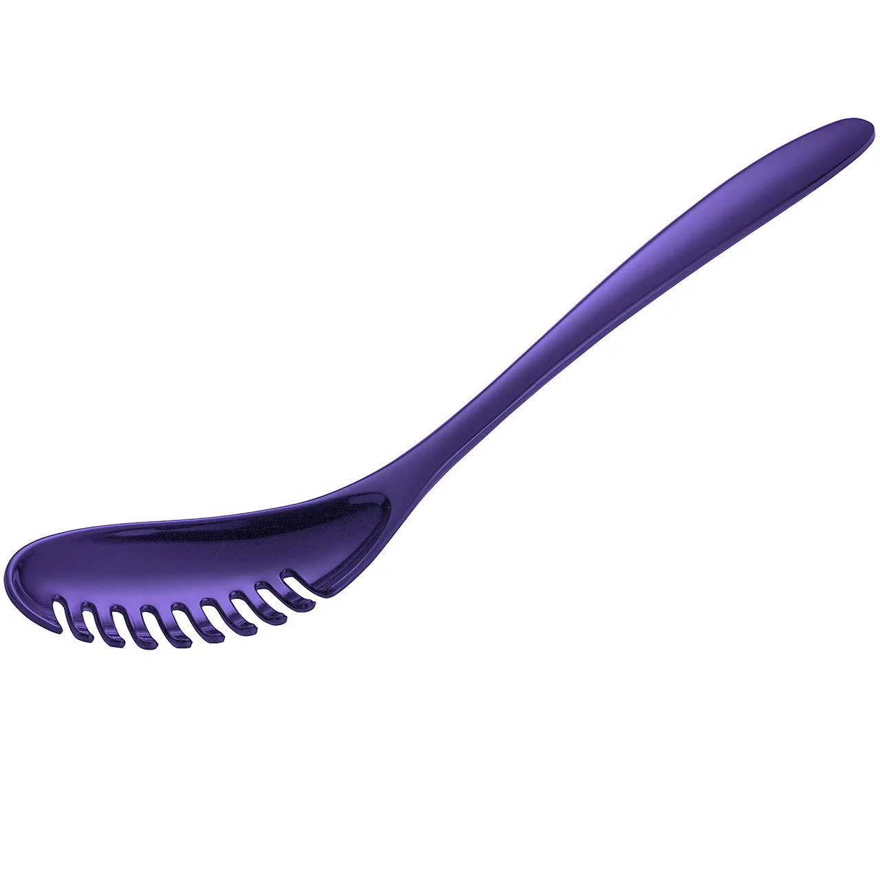 Hutzler 12-Inch Melamine Pasta Server, Spaghetti Fork & Strainer