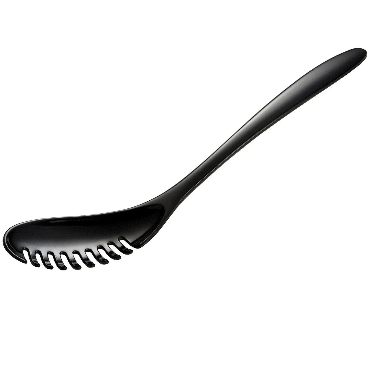 Hutzler 12-Inch Melamine Pasta Server, Spaghetti Fork & Strainer