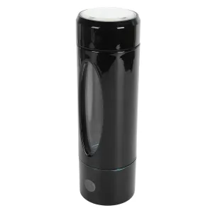 Hydrogen Water Bottle 330ml Improves Recovery Easy to Use Hydrogen Water Bottle Generator for Exercise (Black)