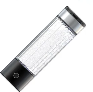 Hydrogen Water Bottle Generator, Portable Hydrogen Water Ionizer Machine Rechargeable, Hydrogen Rich Water Glass Health Cup for Travel 460ml