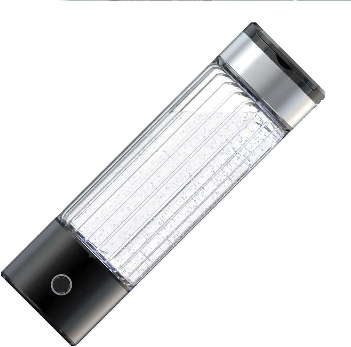 Hydrogen Water Bottle Generator, Portable Hydrogen Water Ionizer Machine Rechargeable, Hydrogen Rich Water Glass Health Cup for Travel 460ml
