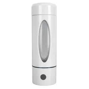 Hydrogen Water Bottle, Hydrogen Water Bottle Generator Easy to Use 1000‑1500ppb Reduce Inflammation 330ML for Travel (White)